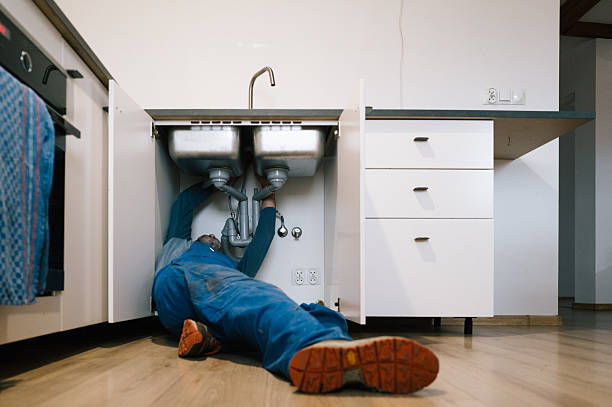 Professional Drain Cleaning technician working in Marshallville, GA